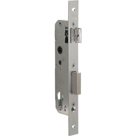 Cerradura met.emb. new fori e-20mm pic/pal s/cilind. acero i