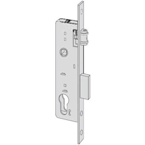 Cerradura met.emb. new fori e-30mm rod/pal c/cilind. acero i