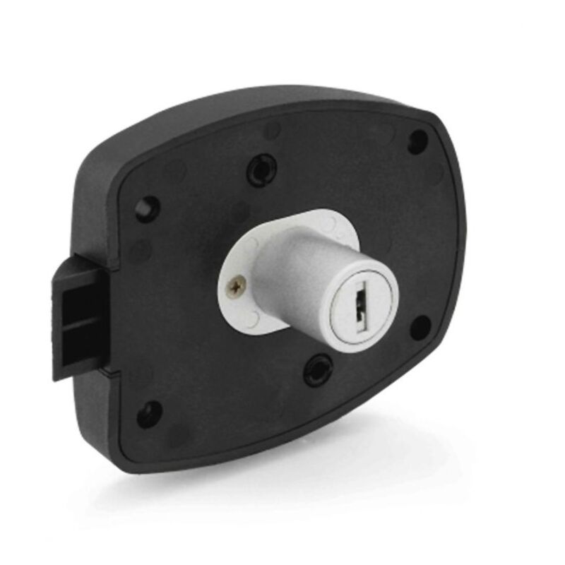 

Cerradura Taquilla Resbalon Poliamida Derecha - Negro / Cromo - Ojmar