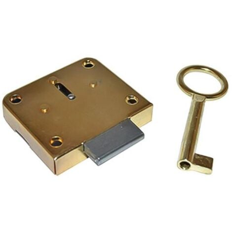 MERONI cerradura mueble parche 42/25 con llave , Cerradura para muebles y cajones M42Para sobreponerMedidas entrada hasta la llave 25mmApertura derecha e izquierdaI