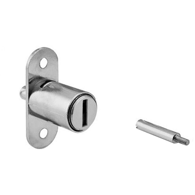 

Prolongador 24 mm Cerradura Ojmar R/2004.22 Cola Roscada Corredera - Cromo Brillo