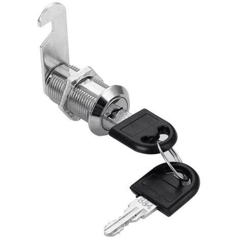 Cerradura para buzón de aleación de zinc 103, cerradura de hojalata para buzón, cerradura para archivador de 30 mm con dos llaves, 1 pieza
