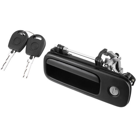 Cerradura para manija de puerta trasera + 2 llaves para Volkswagen Golf 4 Polo 6N, manija de puerta trasera para coche, manija de puerta trasera 1J6827565B,