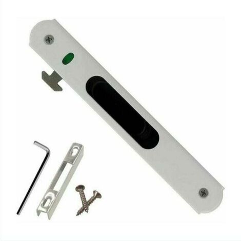 Cerradura para puerta corrediza - Herrajes de acero inoxidable para puertas corredizas y ventanas de uso doméstico con cerradura simple