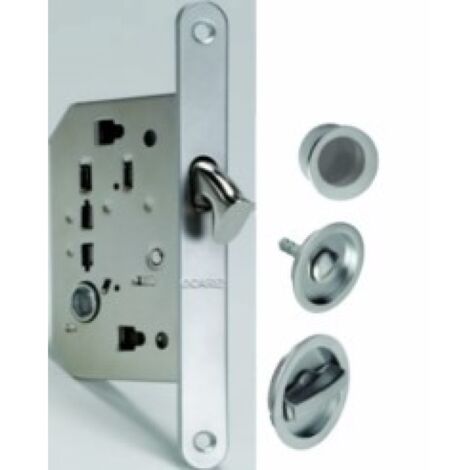 Cerradura pta.corred. niq c/mule/boton/dedal 1095q redonda o