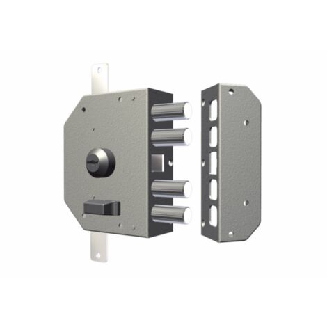 Cerradura seg. sobr. 130x164x32mm 60mm 3450dord dor derecha