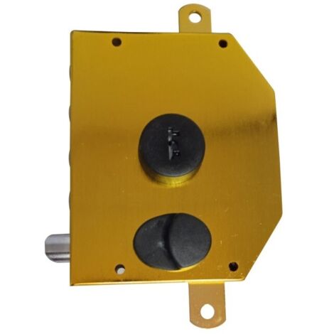 Cerradura seg. sobr. 9131011f-i 50mm 3p izq oro iseo 913101/