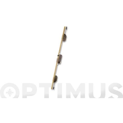 Cerradura Seguridad Embutir 3 Puntos 2000b-3/50-ds15/60 Largo 45 Mm Esmaltada Oro