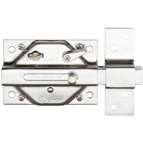 CERRADURA SEGURIDAD LINCE 3930-HC BOM.70mm. LLAVE SERRETA