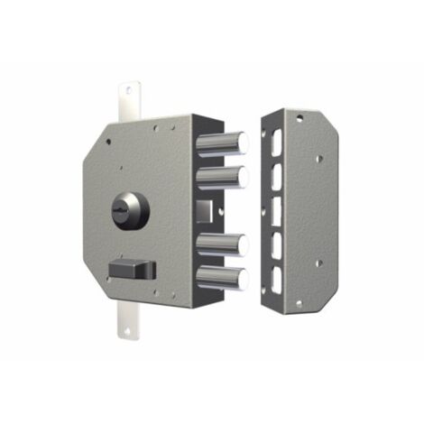 Cerradura Seguridad Sobreponer  130X164X32 3450Dord Dorado Entrada 60 Derecha Cr