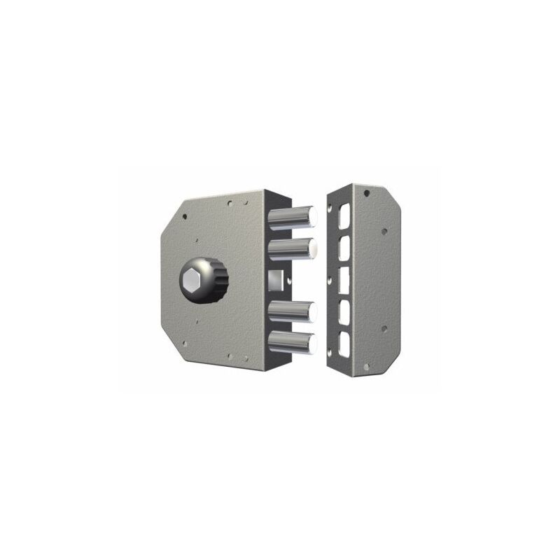 

Cerradura Seguridad Sobreponer 130X164X32Mm 3050Cri Cromo Entrada 60 IzquierdaCr