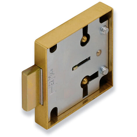 CERRADURA SOBREP LLAVE LATON