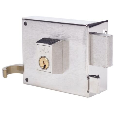 Cerradura Sobreponer 100X50Mm 125100Dhn Hierro Niquelado Picaporte/Palanca Derecha Yale