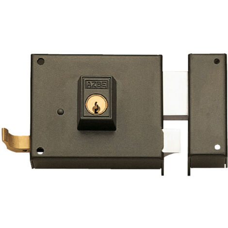 Cerradura Sobreponer 100X50Mm 125100Ihn Hierro Niquelado Picaporte/Palanca Izquierda Yale