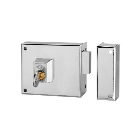 Cerradura Sobreponer 100X60Mm 124A10I/0 Niquel Palanca Izquierda Cvl