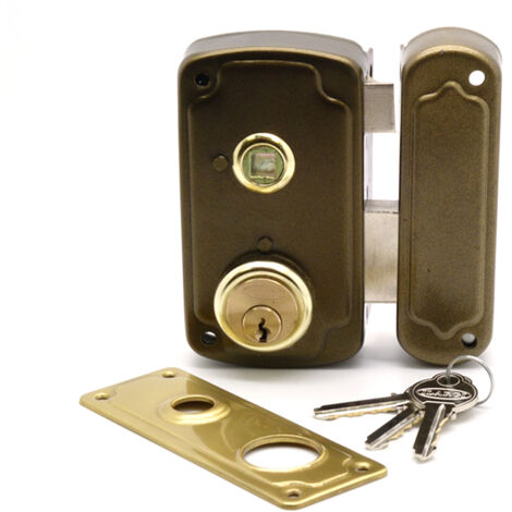Cerradura sobreponer 1056B - 6 cm - Derecha