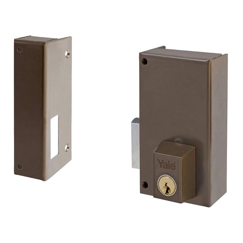 

yale azbe cerradura 56-cr hp 70 sobreponer izqda.cil.redond - Mibricotienda