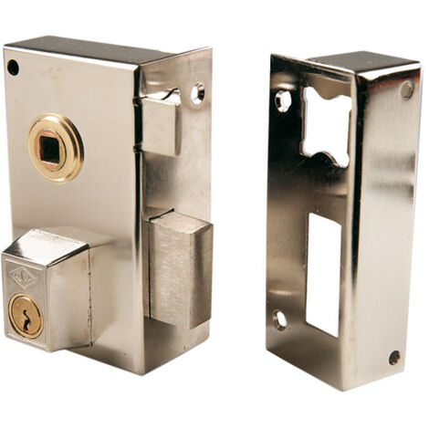 Cerradura Sobreponer 60X35Mm 56B60D/0 Niquel Picaporte/Palanca Derecha Cvl