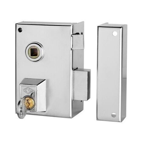 Cerradura Sobreponer 60X35Mm 56B60I/0 Niquel Picaporte/Palanca Izquierda Cvl
