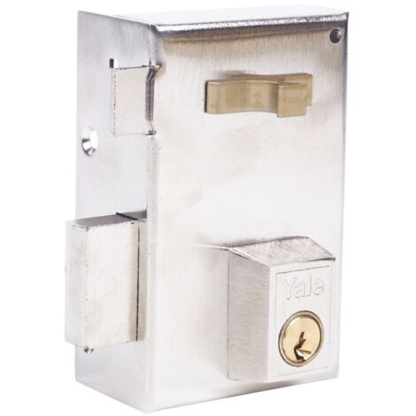 Cerradura Sobreponer 70X40Mm 56A70Ihn Hierro Niquel Picaporte/Palanca Izquierda Yale