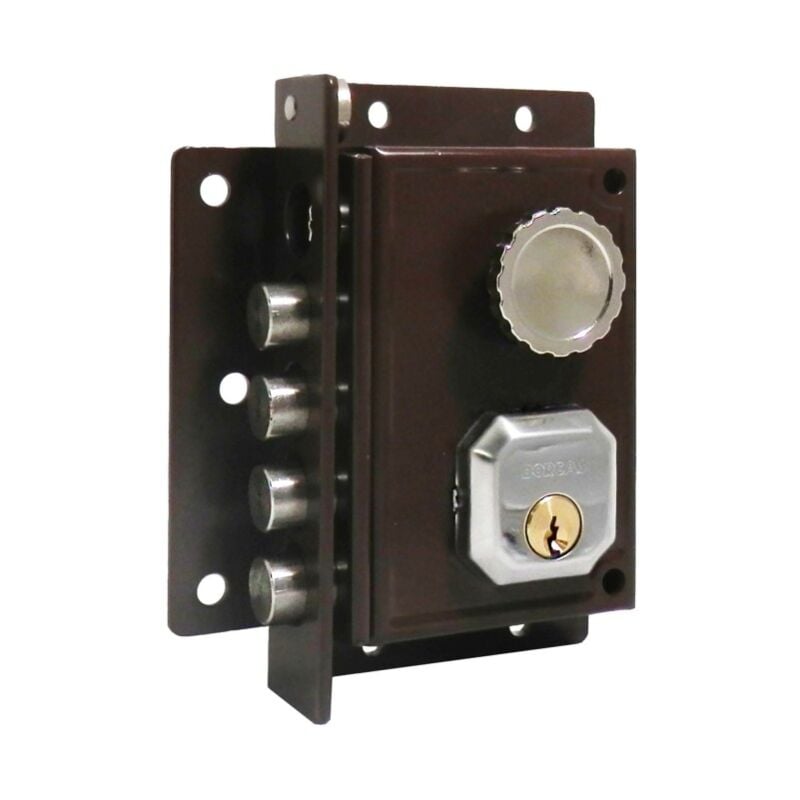 

Cerradura sobr. 87x32x140mm bombillo 50mm marr c91-i - Dorcas