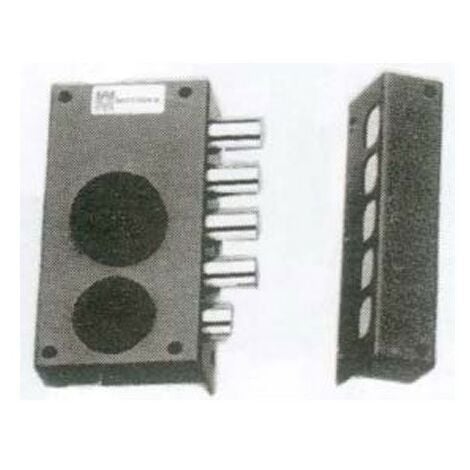 CERRADURA SOBREPONER CON VARILLAS GOLPE Y LLAVE 40/I ESMALTADA ORO - 901P