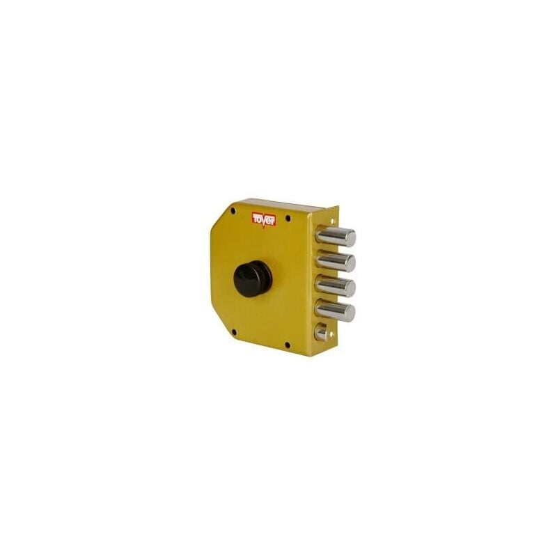 

Herrajes Standard - Cerradura sobreponer Tover 9200 con varillas oro derecha