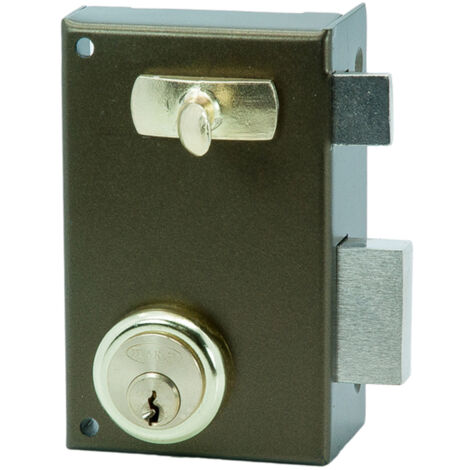 Cerradura sobreponer ILARGI 56A 60mm HE derecha redondo
