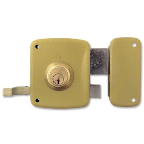 Cerradura sopreponer LINCE 5125-A 08I hierro esmaltado