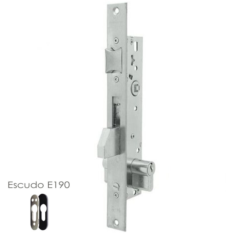Cerradura Tesa 2210/20/3NI Con Escudo de Seguridad E190