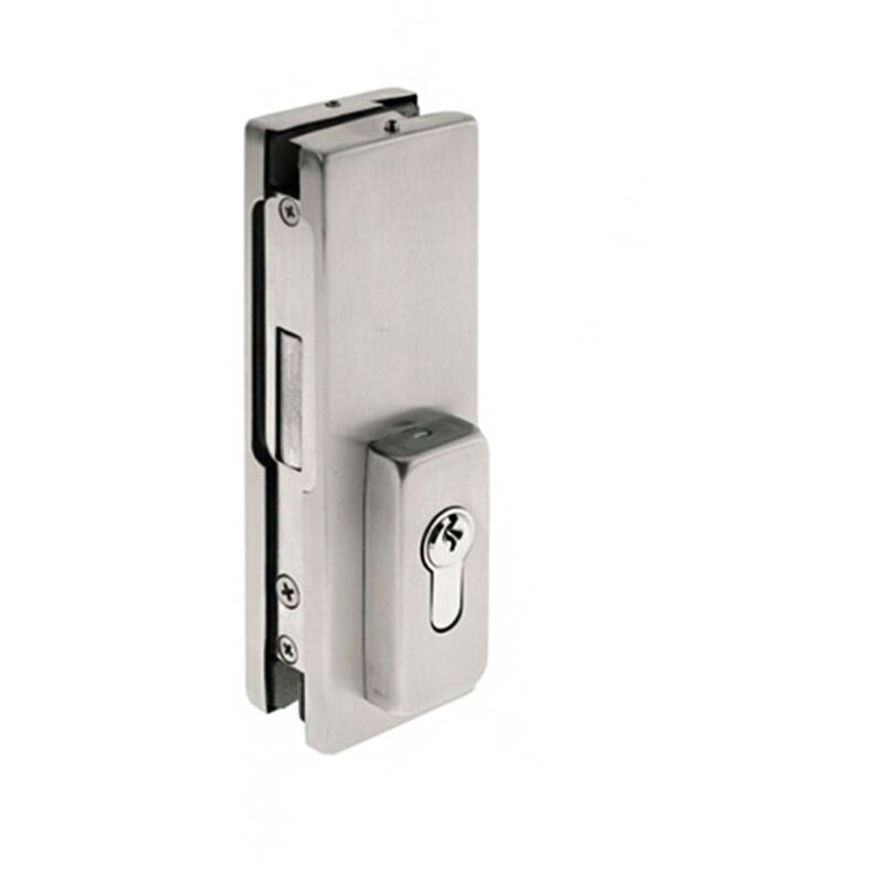 

Cerradura Tesa Vidrio Cerrojo Inox - Inox Mate