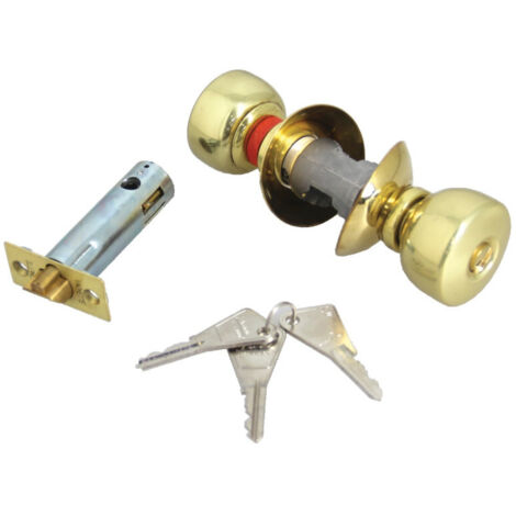 Cerradura tubular de latón V6500 P1SJ VACHETTE con condena Eje 63,5mm - Forma estándar Rosace J -19244000