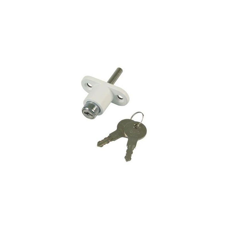 

Cerradura Ventana Corredera 53 X 23 Mm Blanco Exposi - Amig