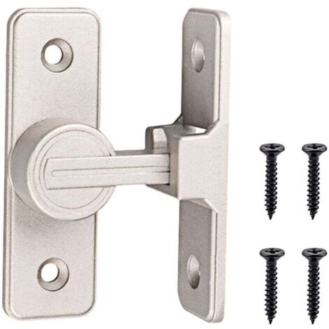 Cerradura ZVD para puerta corrediza interior, luminosa, con gancho de 90°, con hebilla de palanca, antirrobo, luminosa