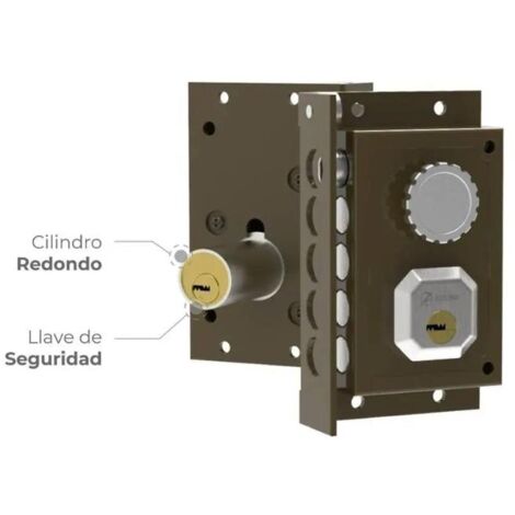 Cerraduras de sobreponer derecha con tirador c911 dr c-c911d dorcas