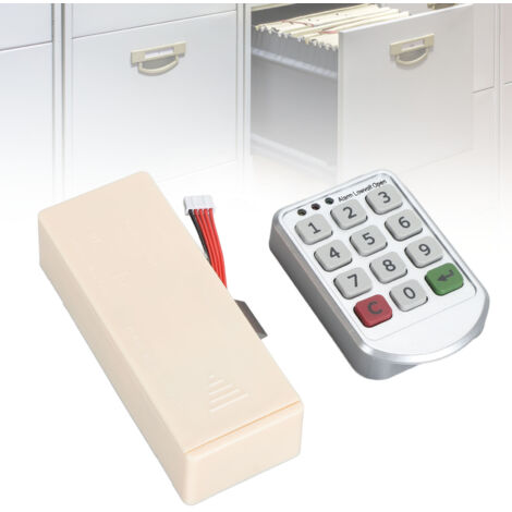 Cerraduras electrónicas digitales para armarios con teclado de seguridad y cifrado.