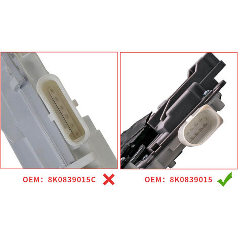 Cerraduras Puerta Actuador Trasero Izquierda Para Audi TT Roadster (8J9) 07-14