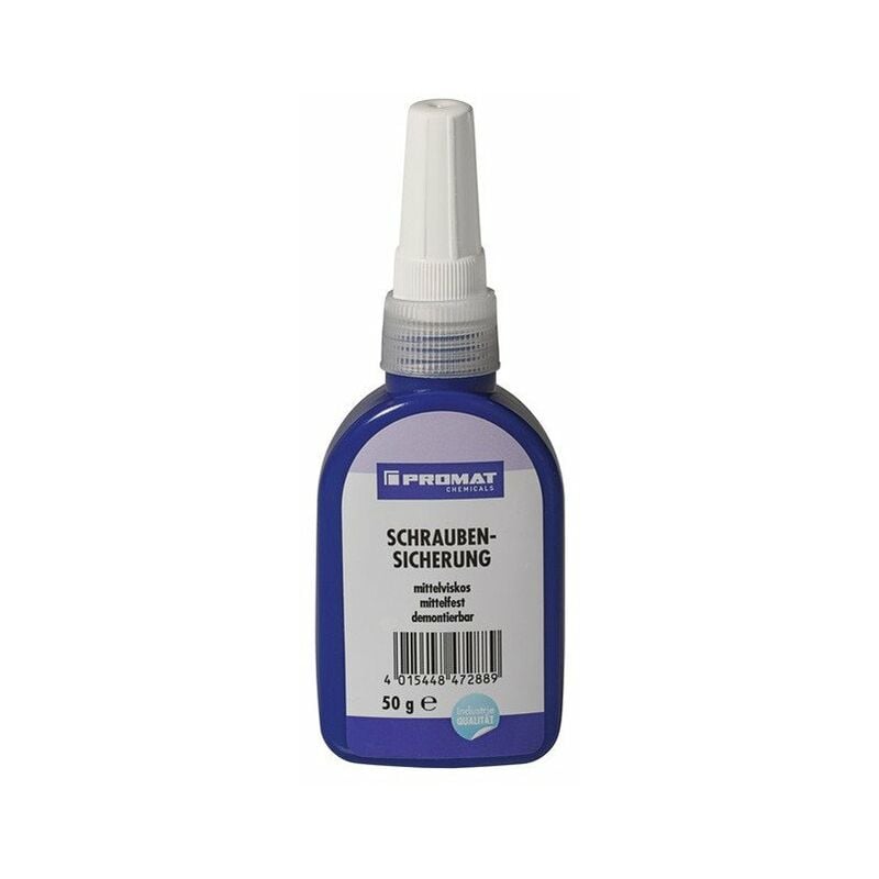 

Cerrojo 50 g mediano. Frasco azul viscoso medio sólido CHEMICALS - Promat