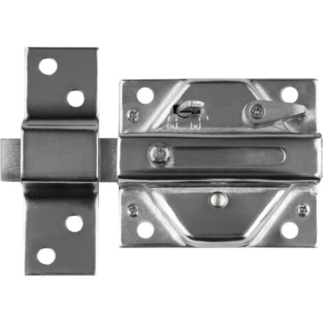 Cerrojo llave puntos handlock cromado 85mm con bloqueo