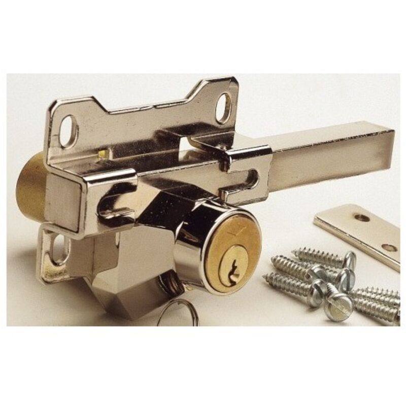 Cerrojo sobr. a-3n c/cilind.50mm niquel Cays a3n5