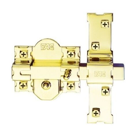 Cerrojo Sobreponer 80Mm 301-Rp Dorado Bombillo 50Mm Fac