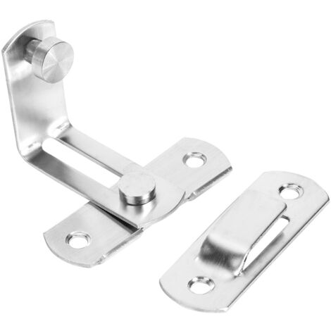 Cerrojos para puertas – 4 piezas, ángulo de 90°, acero inoxidable antirrobo