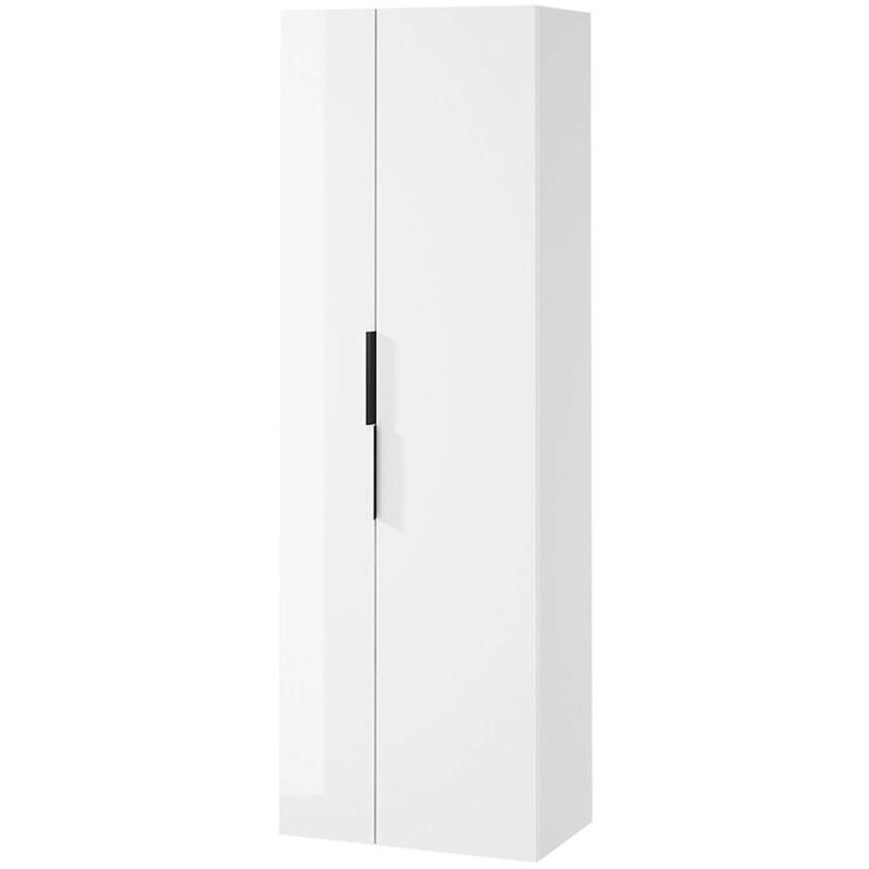 Cersanit - City - Armoire haute, 180x60x36 cm, 2 portes, blanc S584-019-DSM