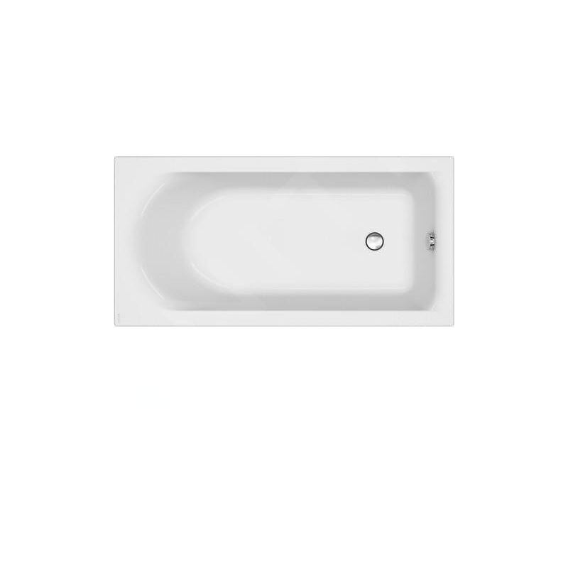 Cersanit - City - Baignoire 150 x 75 cm, pieds inclus, blanc S301-334