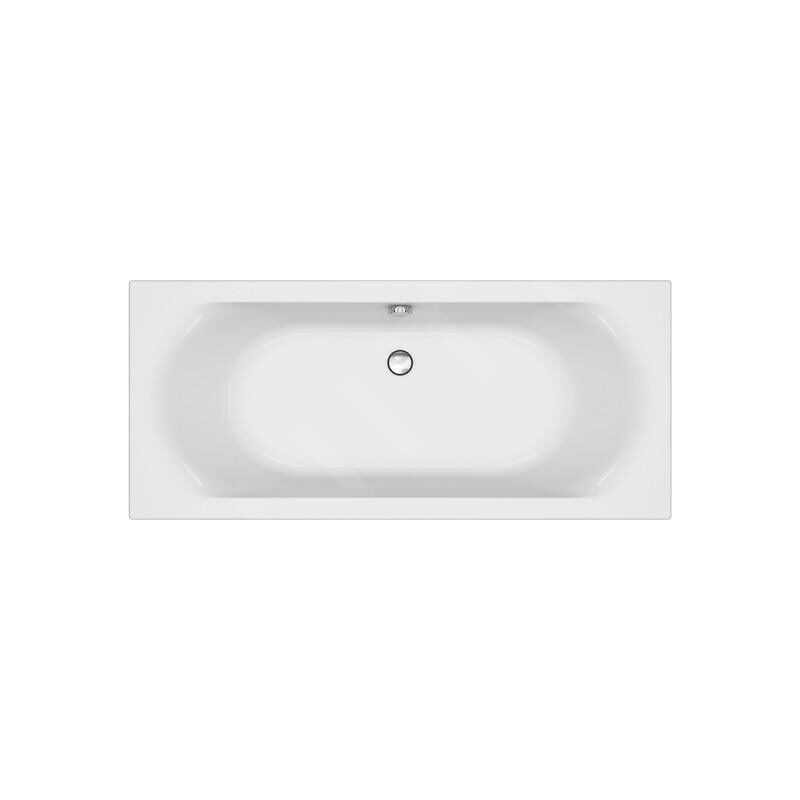 Cersanit - City - Baignoire 170 x 75 cm, pieds inclus, blanc S301-336