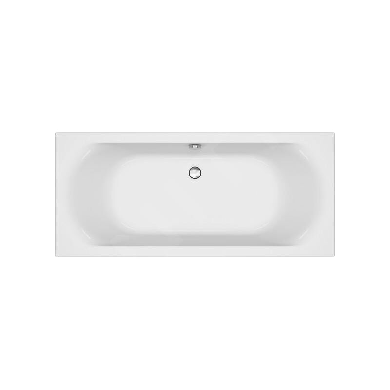 Cersanit - City - Baignoire 180 x 80 cm, pieds inclus, blanc S301-337