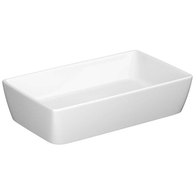 City - Vasque à poser, 60x36 cm, sans trop-plein, blanc K35-047 - Cersanit