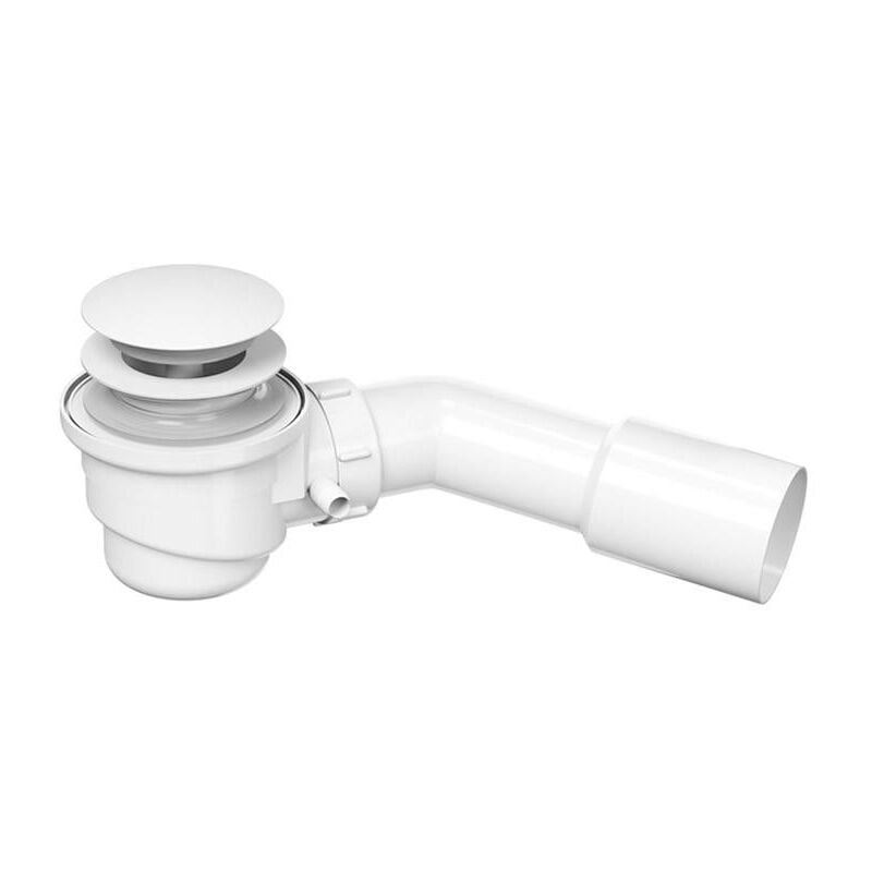 Crea - Garniture de vidage de baignoire, ClickClack, blanc S904-013 - Cersanit