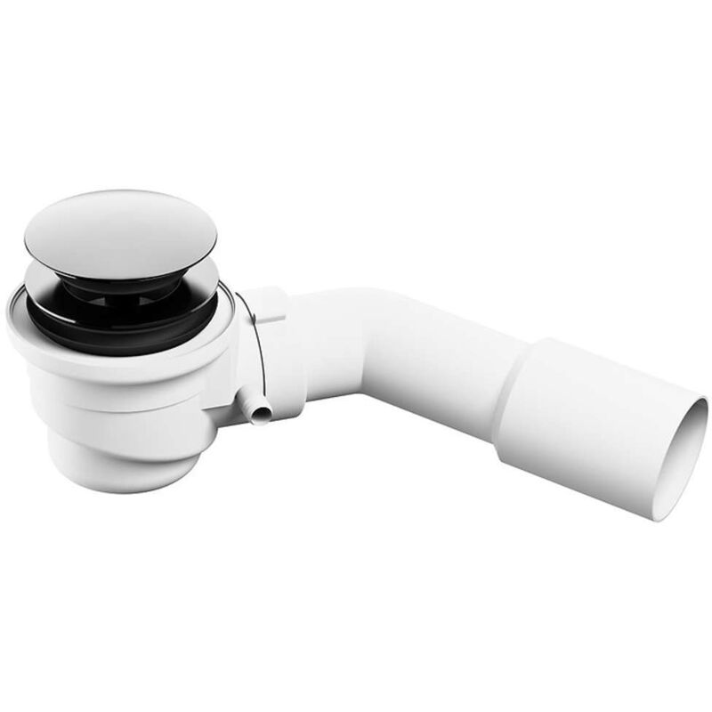 Crea - Garniture de vidage de baignoire, ClickClack, chrome S904-010 - Cersanit