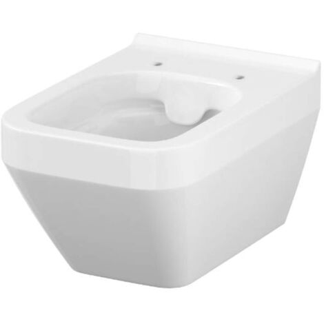 Cersanit Crea - Inodoro suspendido, CleanOn, blanco K114-016